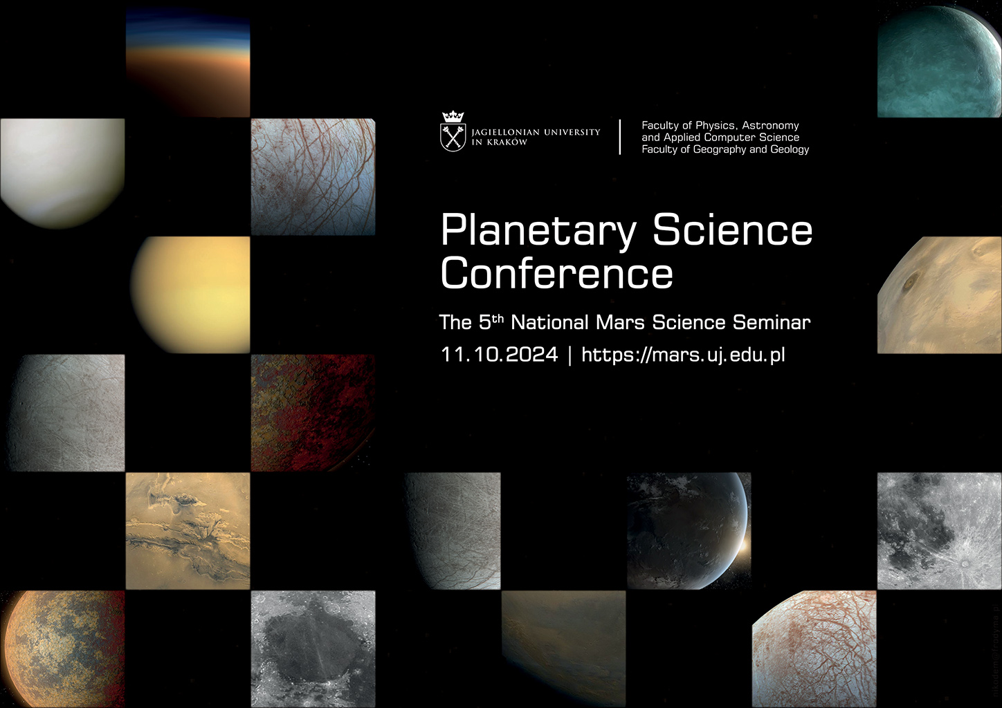 Banner spotkania 5th National Mars Science Seminar (11.10.2024)